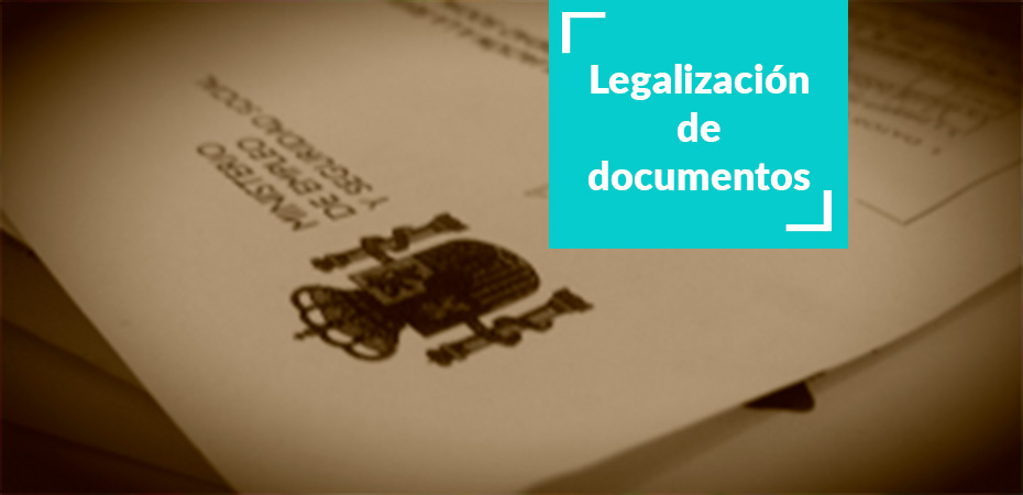 Legalización de documentos|