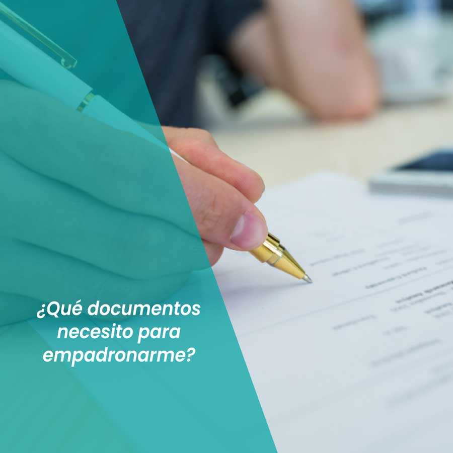 qué documentos necesito para empadronarme